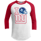 ArtichokeUSA Custom Design. I Helmet NY. Fan Art. Youth 3/4 Raglan Sleeve Shirt