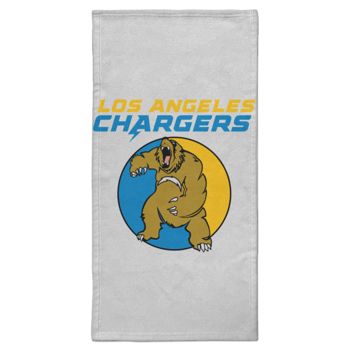 ArtichokeUSA Custom Design. Los Angeles Chargers Fan Art. Towel - 15x30