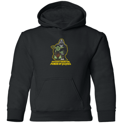 Artichoke Fight Gear Custom Design #20. You Don't Know the Power of Jiu Jitsu. Youth Pullover Hoodie