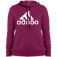 ArtichokeUSA Custom Design. Adobo. Adidas Parody. Ladies' Pullover Hooded Sweatshirt