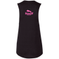 ArtichokeUSA Custom Design. Ruffing the Passer. Pitbull Edition. Female Version. Ladies' Flowy Muscle Tank