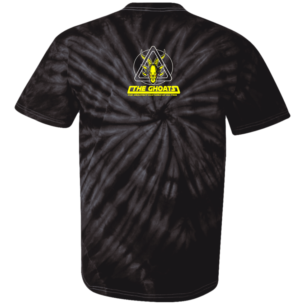The GHOATS Custom Design. # 39 The Dark Side of Hustling. Youth Tie Dye T-Shirt