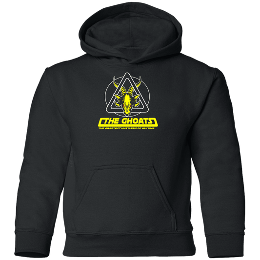 The GHOATS Custom Design. # 39 The Dark Side of Hustling. Youth Pullover Hoodie