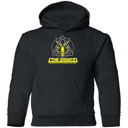 The GHOATS Custom Design. # 39 The Dark Side of Hustling. Youth Pullover Hoodie