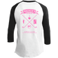 ZZZ#20 OPG Custom Design. 1st Annual Hackers Golf Tournament. Ladies Edition. 3/4 Raglan Sleeve Shirt 100% Ringspun Combed Cotton