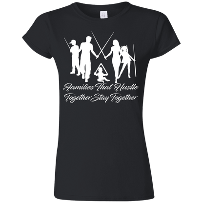 The GHOATS Custom Design. #11 Families That Hustle Together, Stay Together. Ultra Soft Style Ladies' T-Shirt