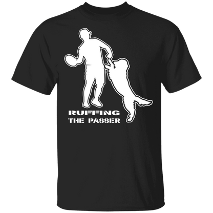 ArtichokeUSA Custom Design. Ruffing the Passer. Golden Lab Edition. Youth 5.3 oz 100% Cotton T-Shirt