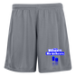 OPG Custom Design #3. Blue Tees Blues Brothers Fan Art. Ladies' Moisture-Wicking 7 inch Inseam Training Shorts