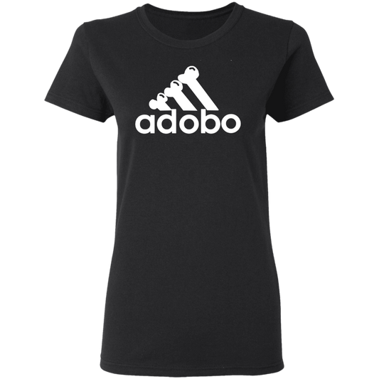 ArtichokeUSA Custom Design. Adobo. Adidas Parody. Ladies' 5.3 oz. T-Shirt