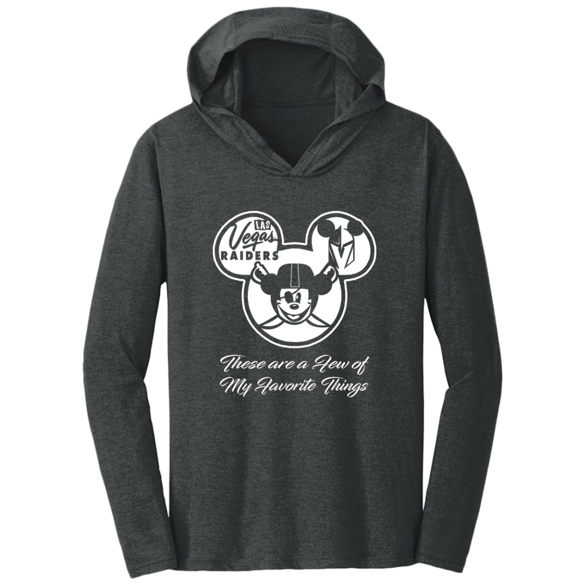 ArtichokeUSA Custom Design. Las Vegas Raiders & Mickey Mouse Mash Up. Fan Art. Parody. Triblend T-Shirt Hoodie