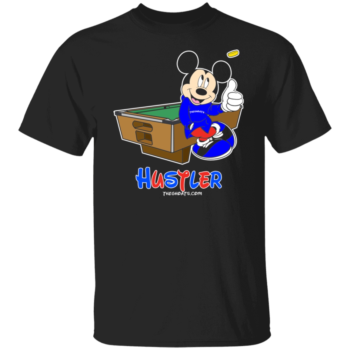 The GHOATS Custom Design. #18 Hustler Fan Art. Basic Cotton T-Shirt