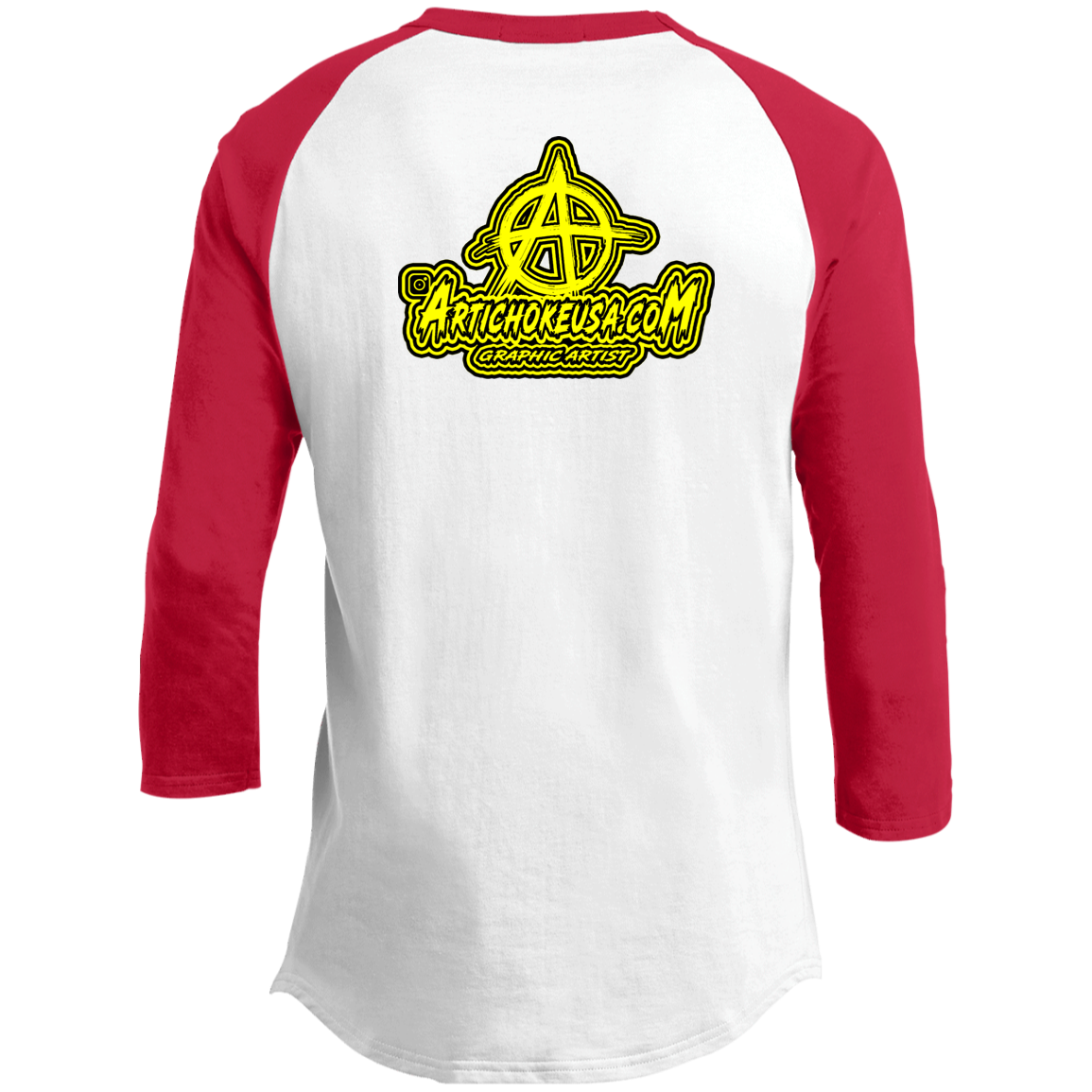 ArtichokeUSA Custom Design. I am the Stig. Han Solo / The Stig Fan Art. 3/4 Raglan Sleeve Shirt