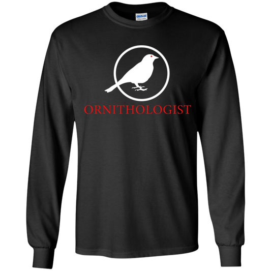 OPG Custom Design # 24. Ornithologist. A person who studies or is an expert on birds. Youth Long Sleeve T-Shirt