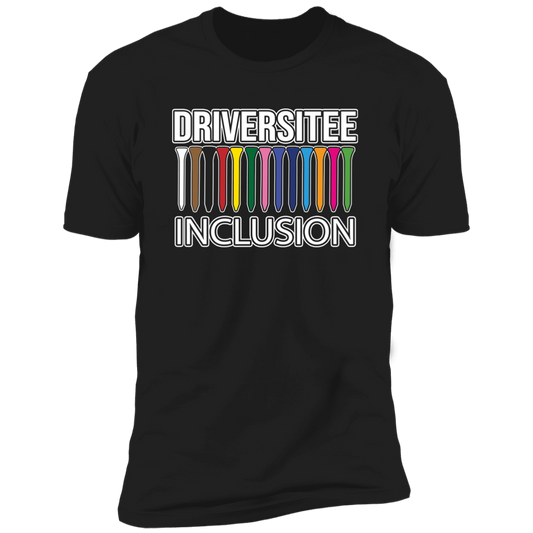 ZZZ#06 OPG Custom Design. DRIVER-SITEE & INCLUSION. 100% Ring Spun Combed Cotton T-Shirt