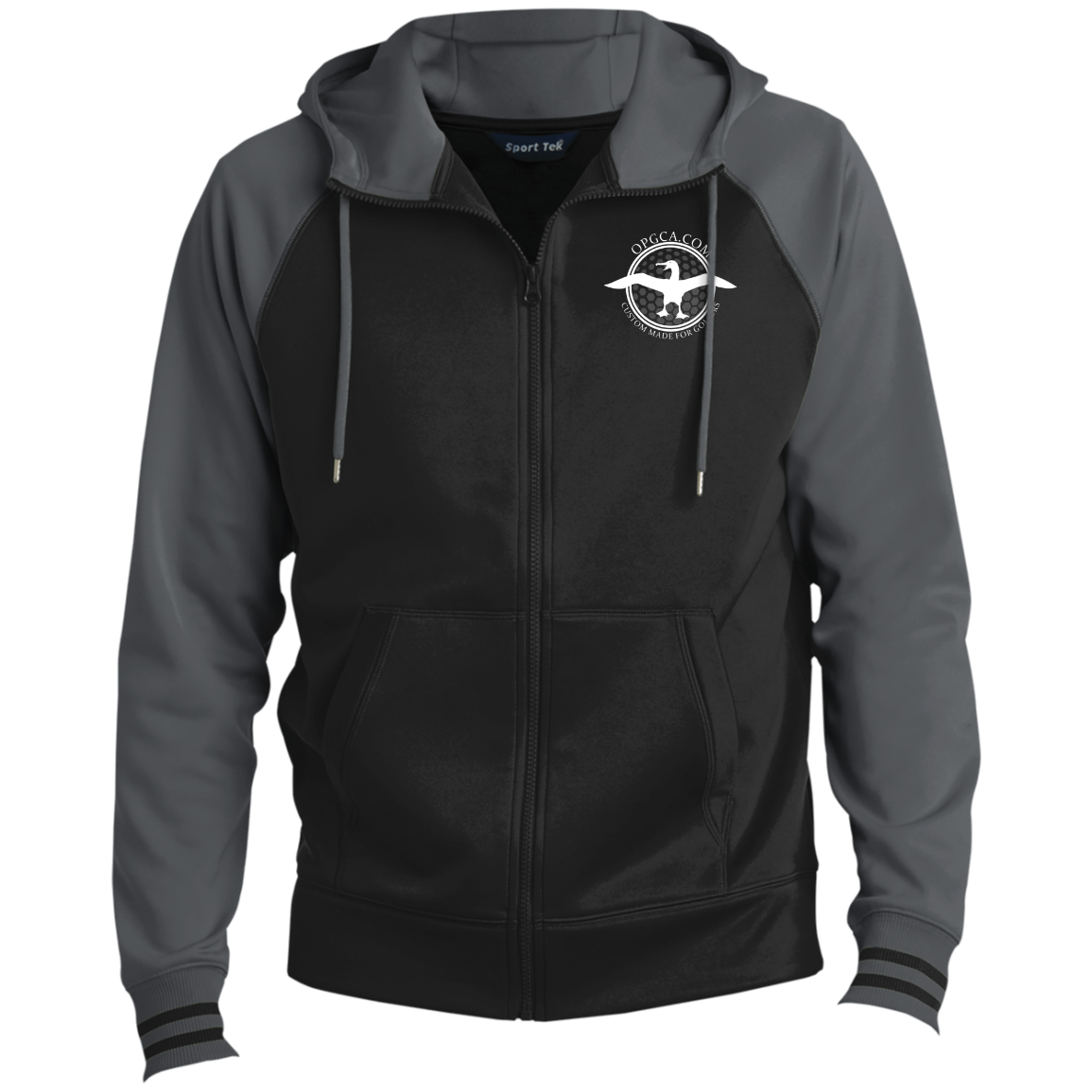 OPG Custom Artwork #1. Albatross. It's a golf thing. Men's Sport-Wick® Full-Zip Hooded Jacket