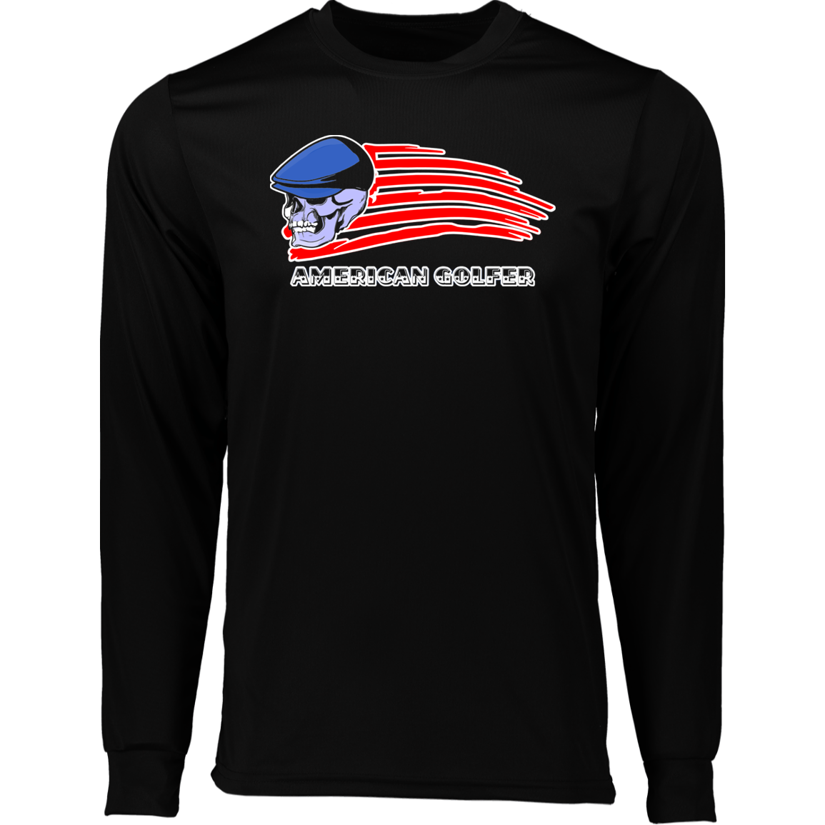 OPG Custom Design #12. Golf America. Male Edition. 100% Polyester Moisture-Wicking Tee