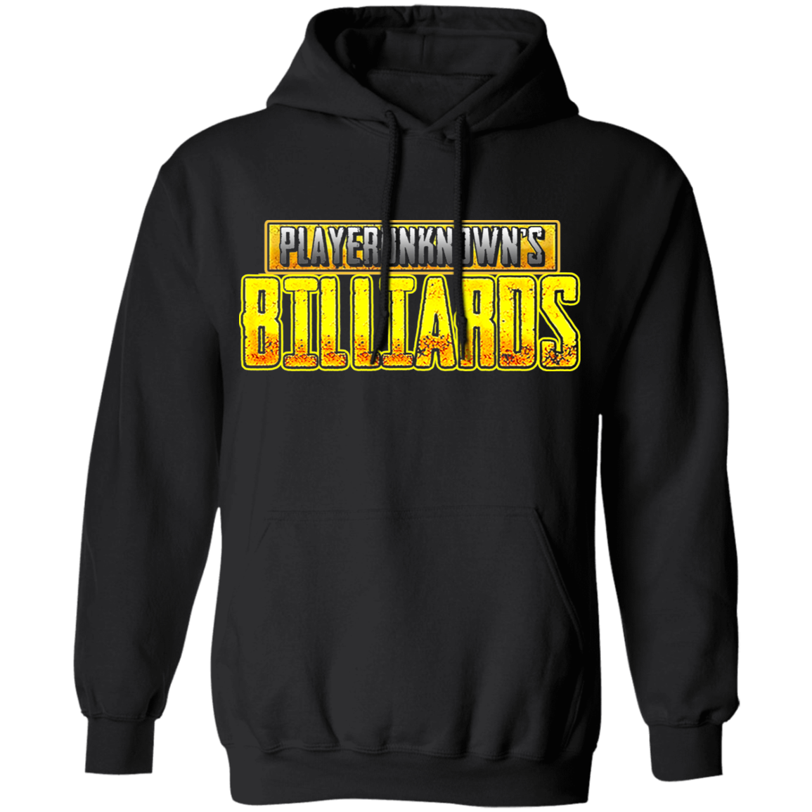 The GHOATS Custom Design. #27 PlayerUnknown's Billiards. PUBG Parody. Basic Pullover Hoodie