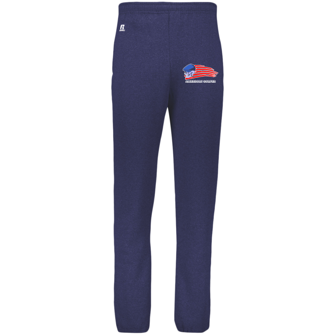 OPG Custom Design #12. Golf America. Male Edition. Dri-Power Closed Bottom Pocket Sweatpants