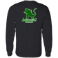 ArtichokeUSA Custom Design. I Heart Kaiju. Fan Art. 100 % Cotton LS T-Shirt