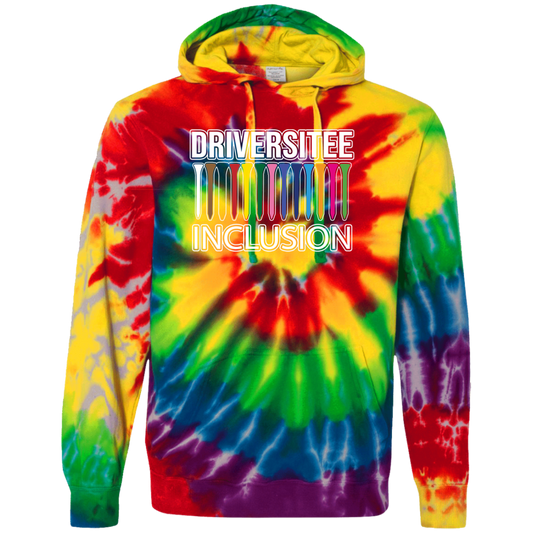 ZZZ#06 OPG Custom Design. DRIVER-SITEE & INCLUSION. Tie-Dyed Pullover Hoodie