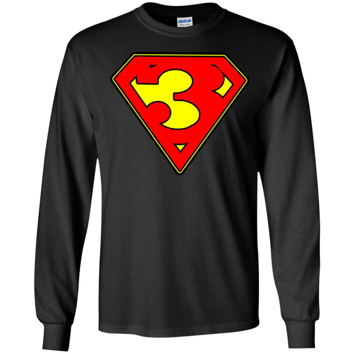 The GHOATS Custom Design. #38 Super 3. APA League. Youth LS T-Shirt