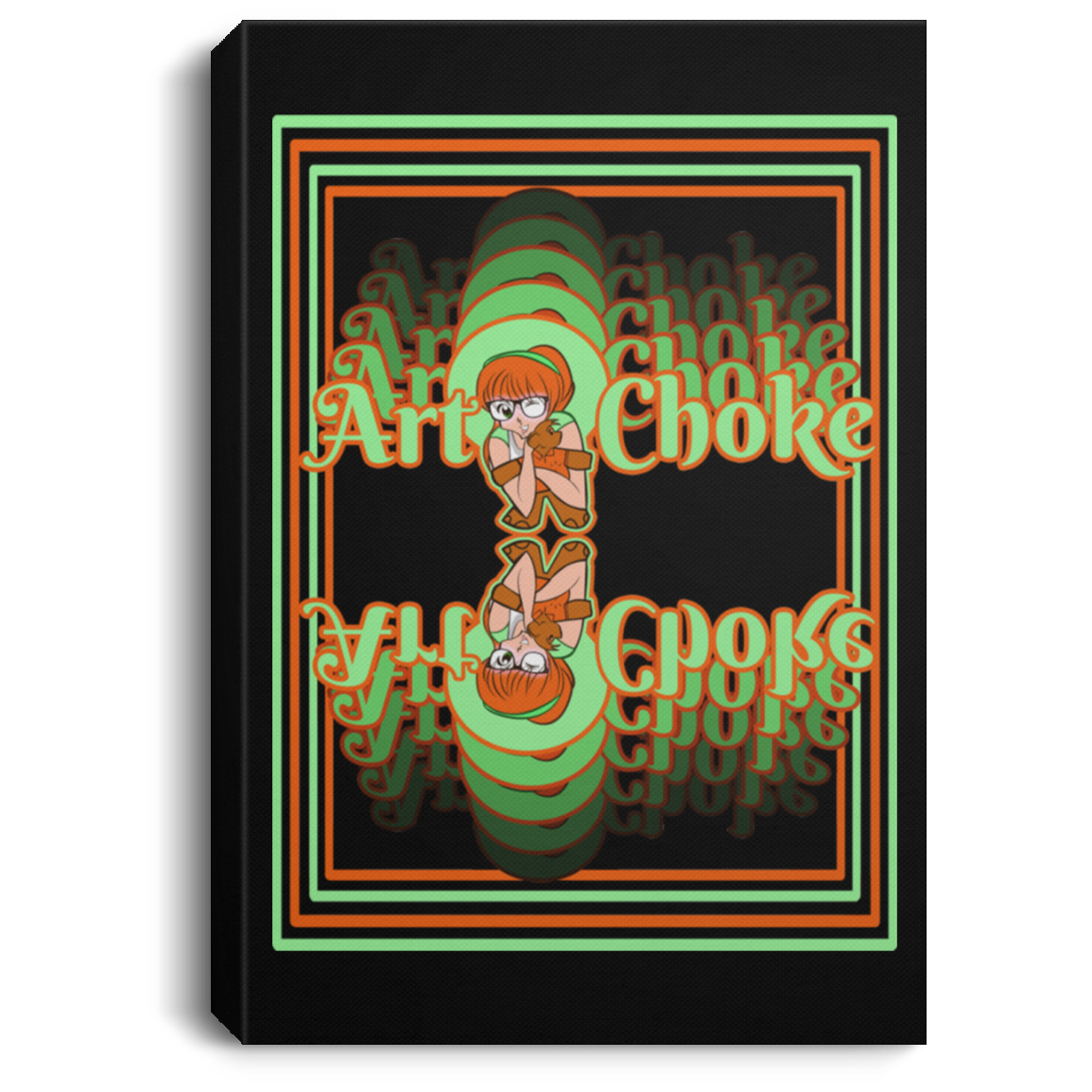 ArtichokeUSA Character and Font Design. Let’s Create Your Own Design Today. Winnie. Portrait Canvas .75in Frame