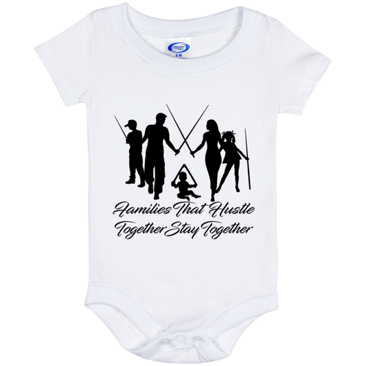 The GHOATS Custom Design. #11 Families That Hustle Together, Stay Together. Baby Onesie 6 Month