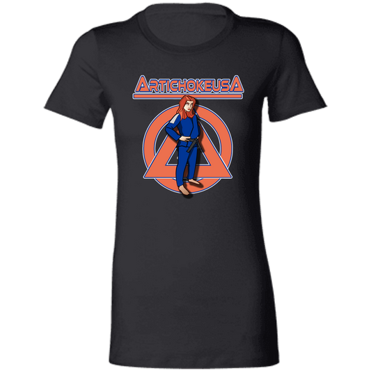 ArtichokeUSA Character and Font design. Let's Create Your Own Team Design Today. Amber. Ladies' Favorite T-Shirt