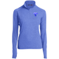 OPG Custom Design #3. Blue Tees Blues Brothers Fan Art. Ladies' 1/2 Zip Performance Pullover