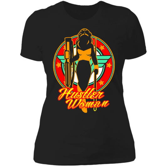 The GHOATS Custom Design #15. Hustler Woman. Ladies' Boyfriend T-Shirt