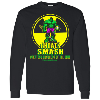 The GHOATS Custom Design. #13. GHOATS SMASH. LS T-Shirt 5.3 oz.