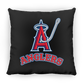 ArtichokeUSA Custom Design. Anglers. Southern California Sports Fishing. Los Angeles Angels Parody. Square Pillow 18x18