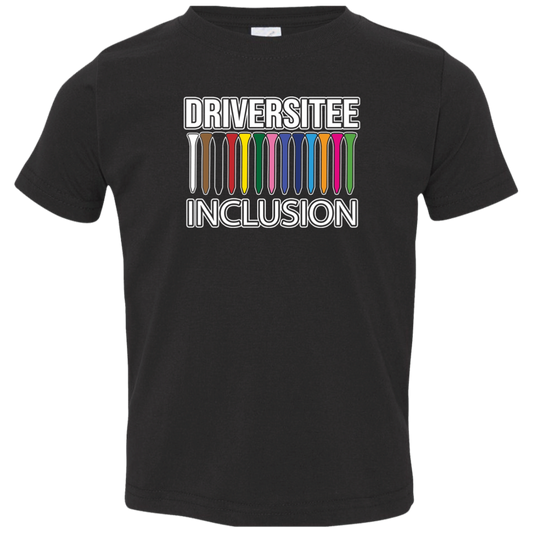 ZZZ#06 OPG Custom Design. DRIVER-SITEE & INCLUSION. Toddler Jersey T-Shirt