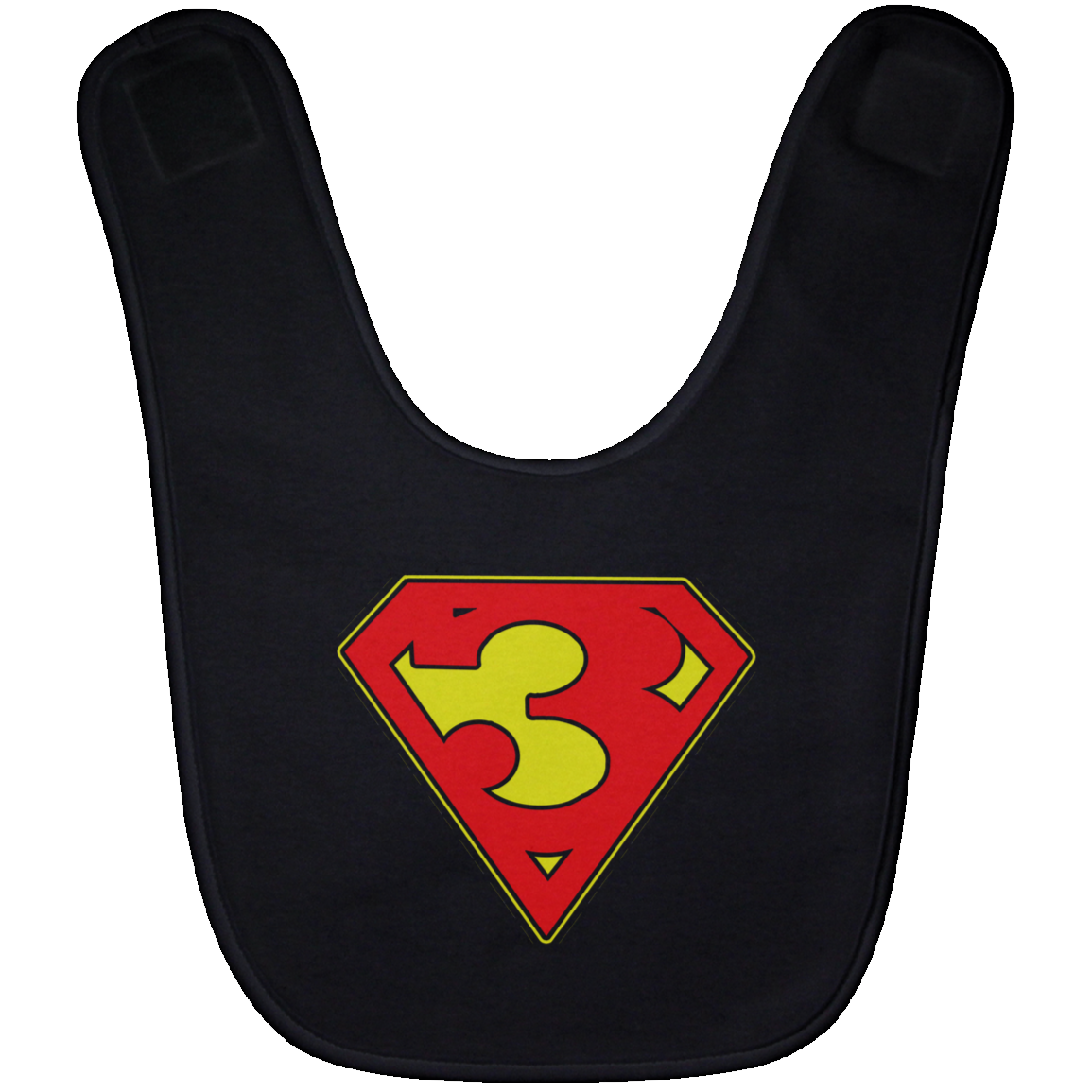 The GHOATS Custom Design. #38 Super 3. APA League. Baby Bib