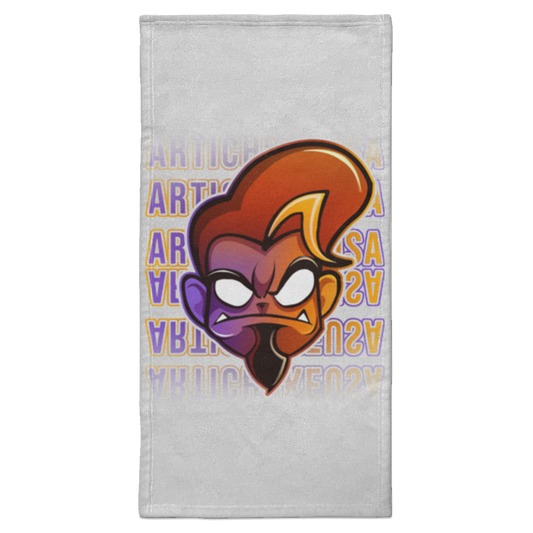 ArtichokeUSA Character and Font design. Let's Create Your Own Team Design Today. Arthur. Towel - 15x30