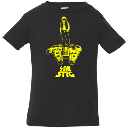 ArtichokeUSA Custom Design. I am the Stig. Han Solo / The Stig Fan Art. Infant Jersey T-Shirt