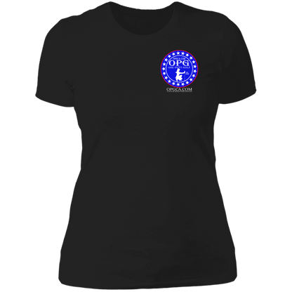 OPG Custom Design #18. Weapons of Grass Destruction. Ladies' Boyfriend T-Shirt