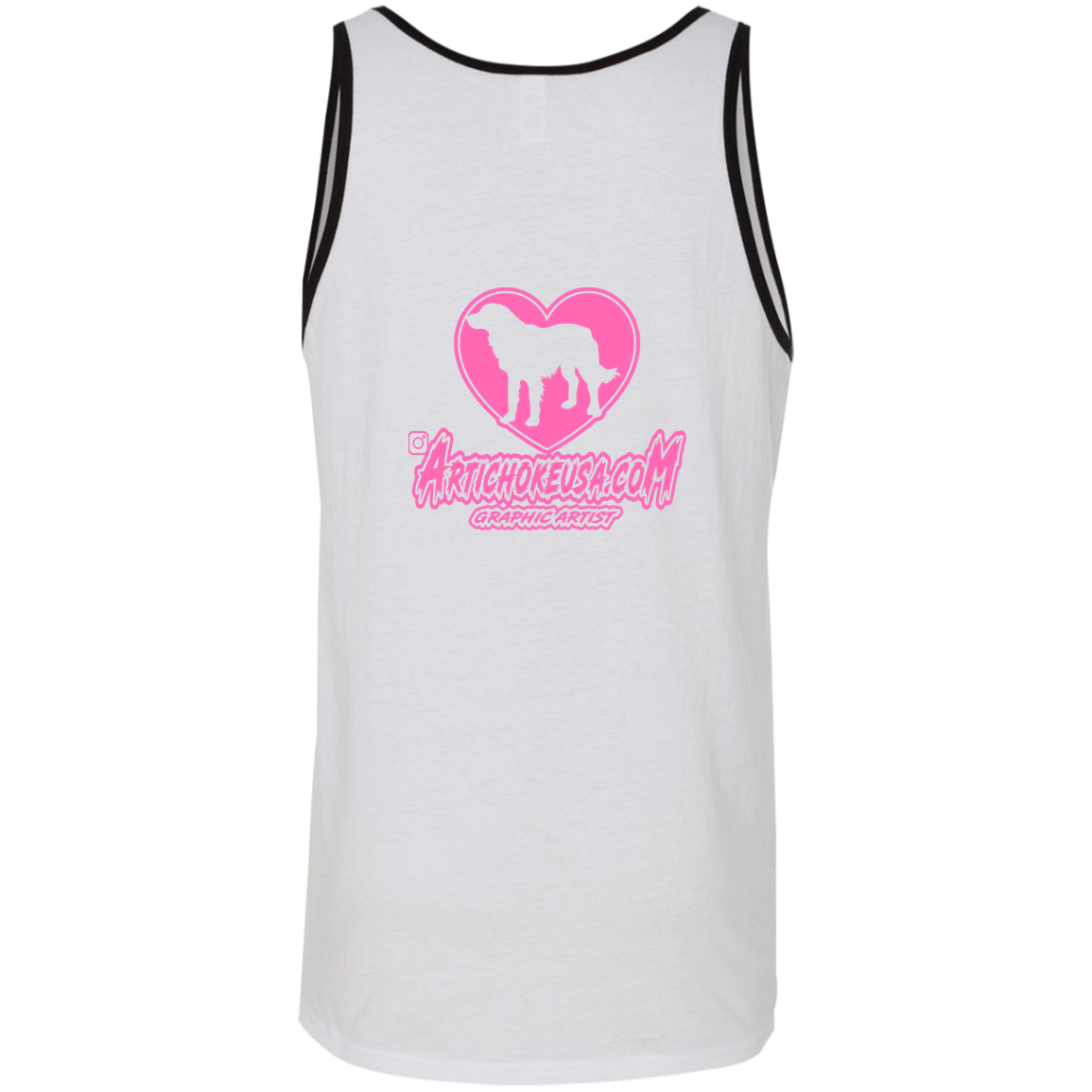 ArtichokeUSA Custom Design. Ruffing the Passer. Labrador Edition. Female Version. Unisex Tank