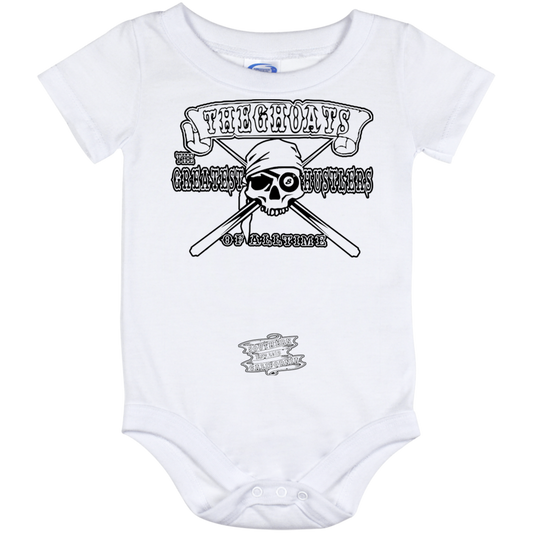 The GHOATS Custom Design. #4 Motorcycle Club Style. Ver 2/2. Baby Onesie 12 Month