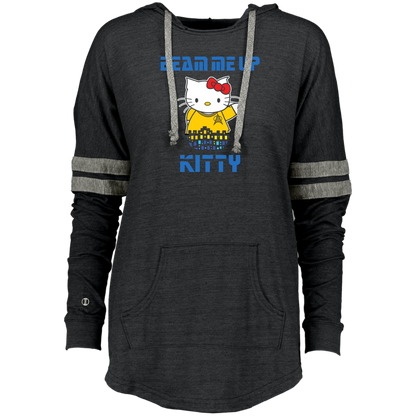 ArtichokeUSA Custom Design. Beam Me Up Kitty. Fan Art / Parody. Ladies' Hooded Low Key Pullover