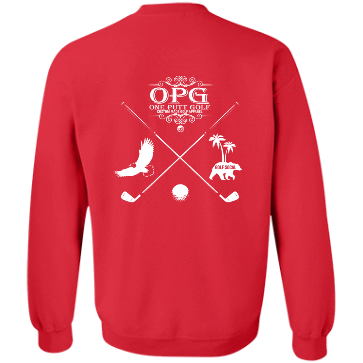 OPG Custom Design #8. Drive. Crewneck Pullover Sweatshirt