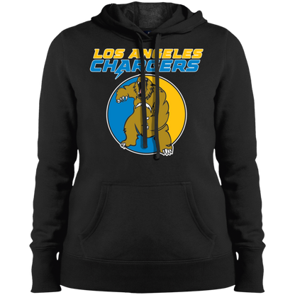 ArtichokeUSA Custom Design. Los Angeles Chargers Fan Art. Ladies' Pullover Hooded Sweatshirt