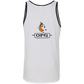 Custom Design #15. Golf Southern California with Yogi Fan Art. 2 Tone Tank 100% Combed and Ringspun Cotton