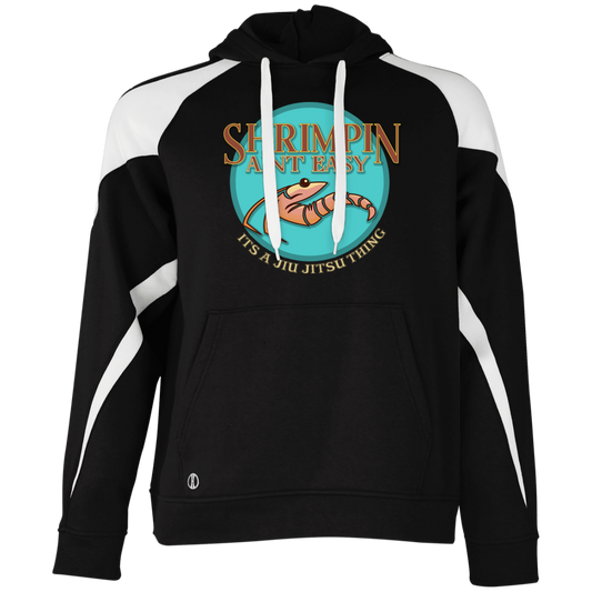 Artichoke Fight Gear Custom Design #3. Shrimpin aint easy. It's a Jiu Jitsu Thing. 2 Tone Hoodie