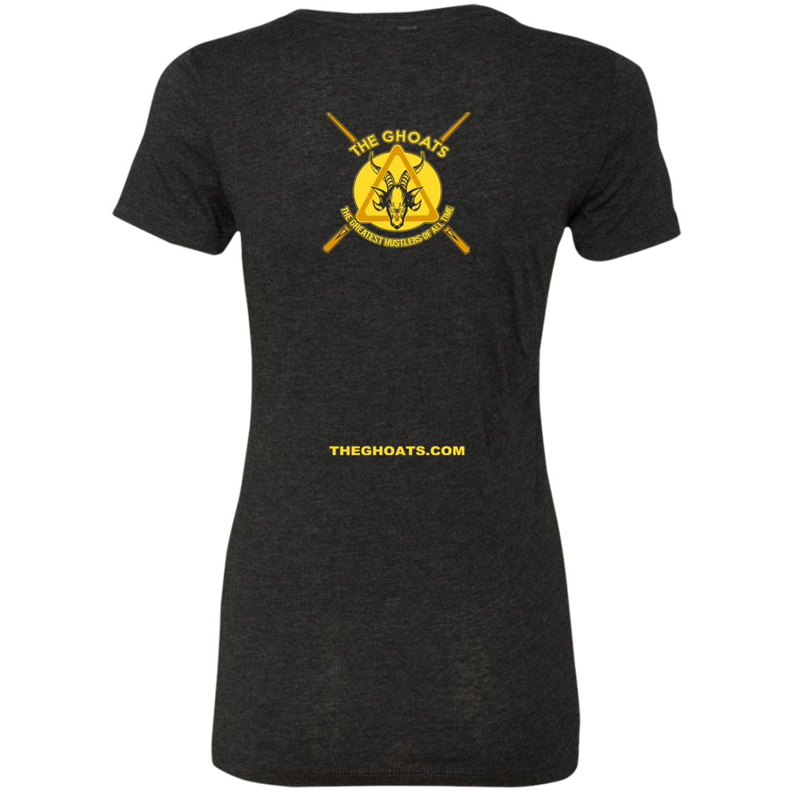 The GHOATS Custom Design. #27 PlayerUnknown's Billiards. PUBG Parody. Ladies' Triblend T-Shirt