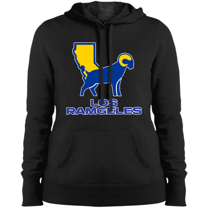 ArtichokeUSA Custom Design. Los Ramgeles. Fan Art. Ladies' Pullover Hooded Sweatshirt