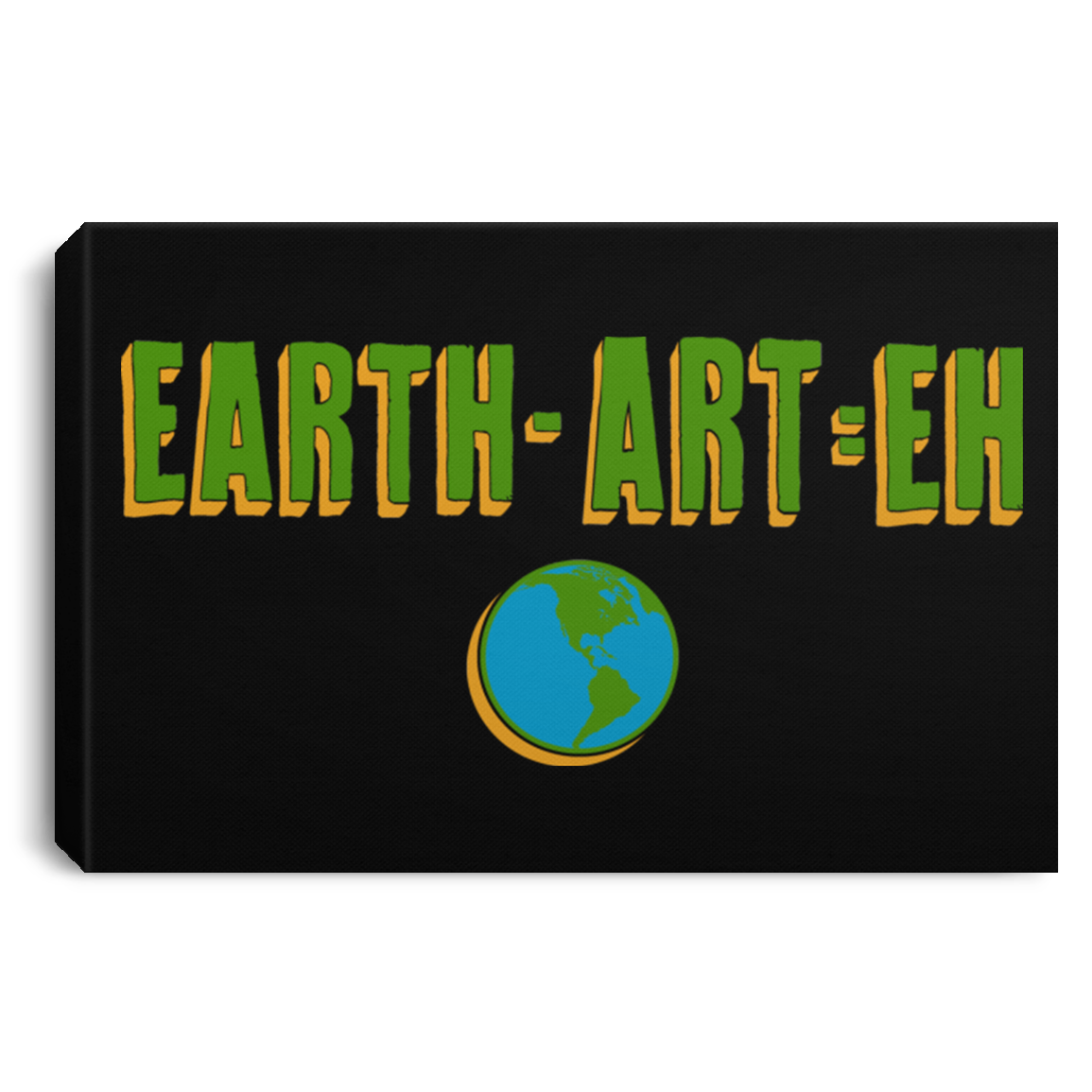 ArtichokeUSA Custom Design. EARTH-ART=EH.  Landscape Canvas .75in Frame