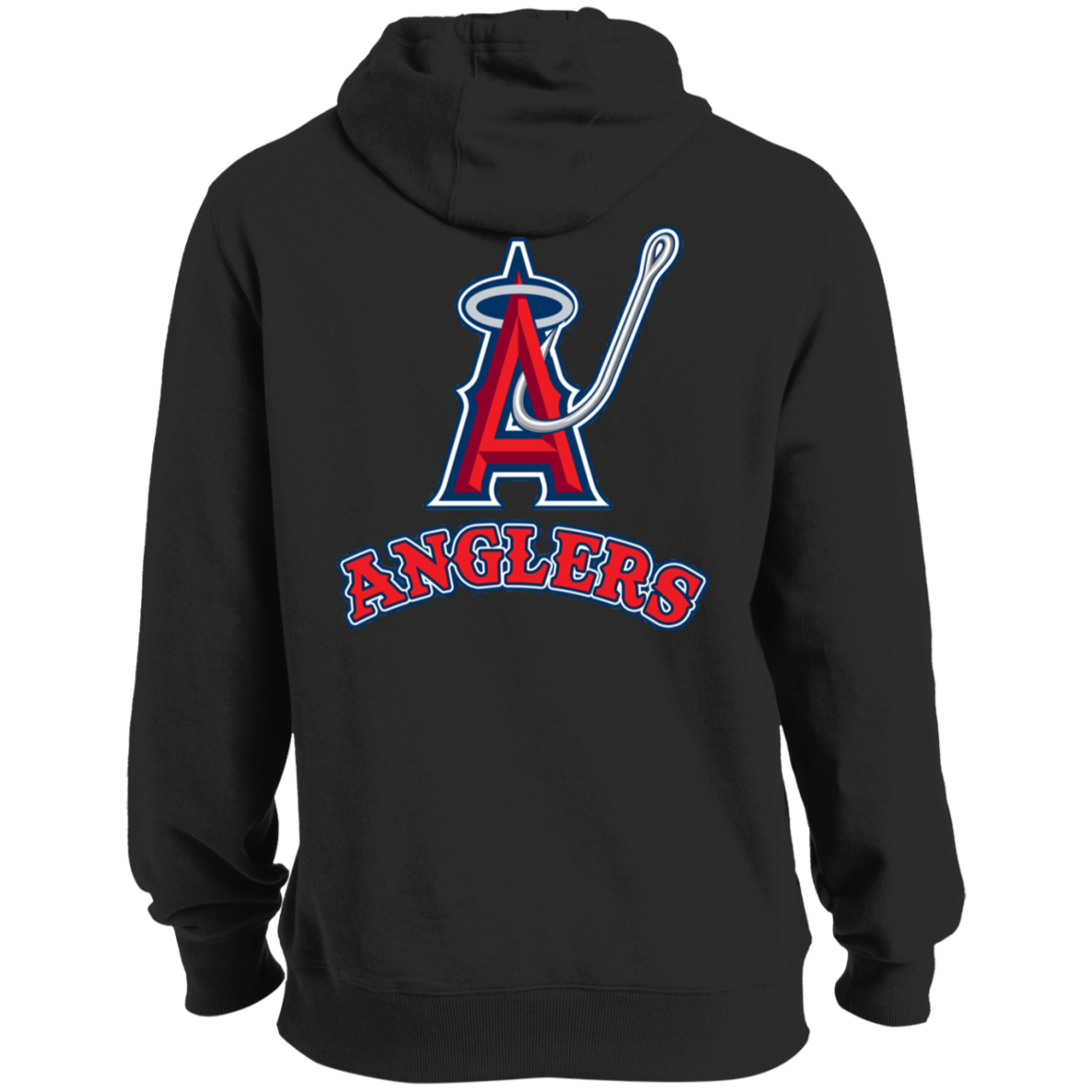 ArtichokeUSA Custom Design. Anglers. Southern California Sports Fishing. Los Angeles Angels Parody. Ultra Soft Pullover Hoodie