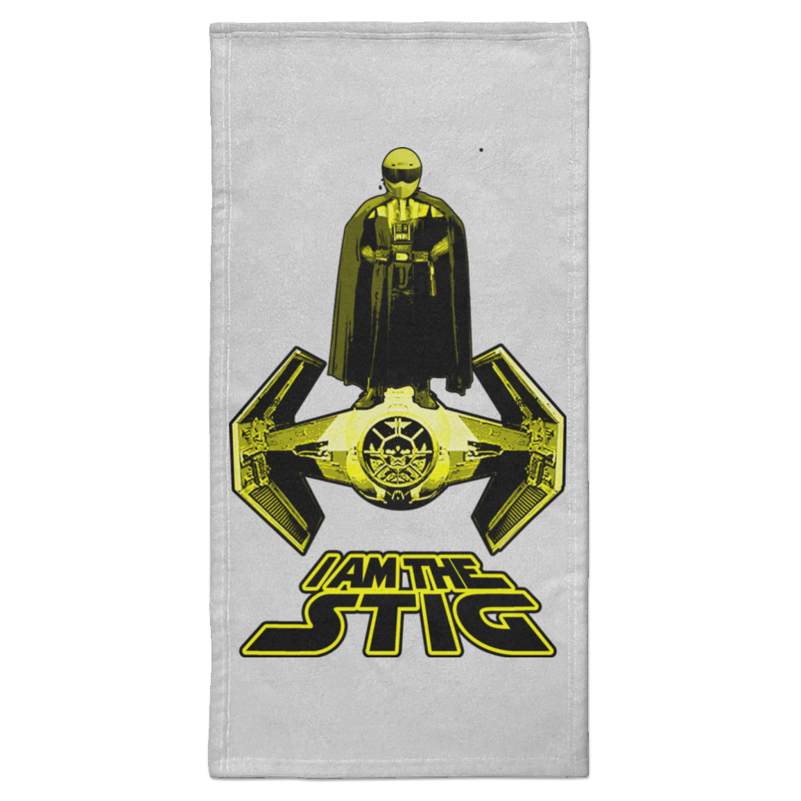 ArtichokeUSA Custom Design. I am the Stig. Vader/ The Stig Fan Art. Towel - 15x30