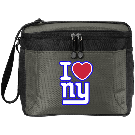 ArtichokeUSA Custom Design. I heart New York Giants. NY Giants Football Fan Art. 12-Pack Cooler